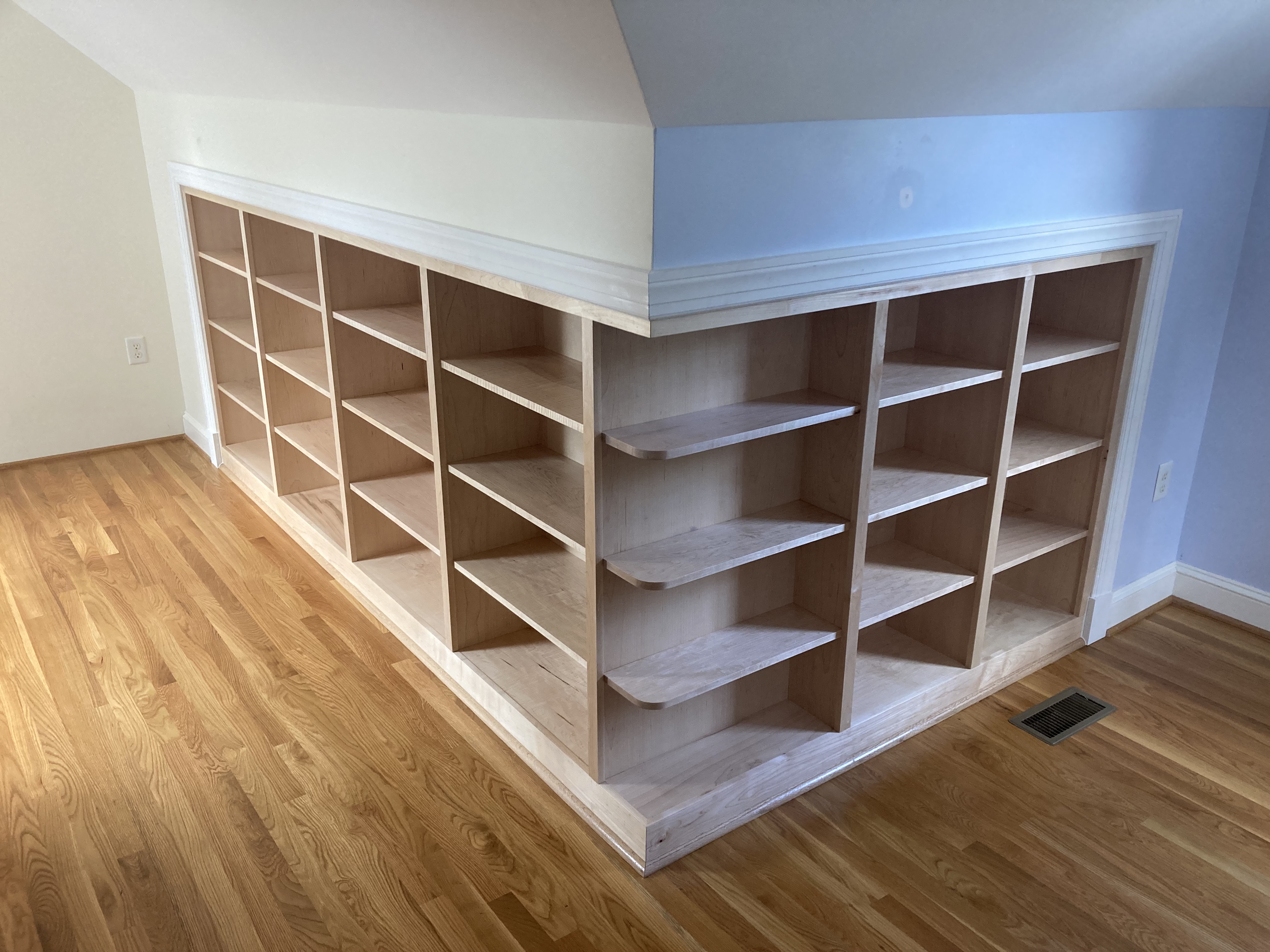 Maple shelves
